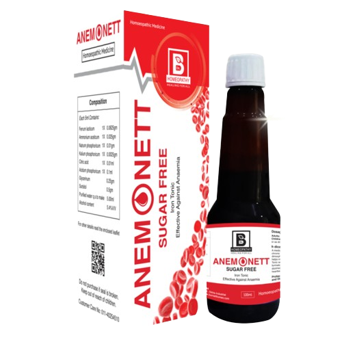 Burnett Homeopathy Anemonett Sugar Free Syrup