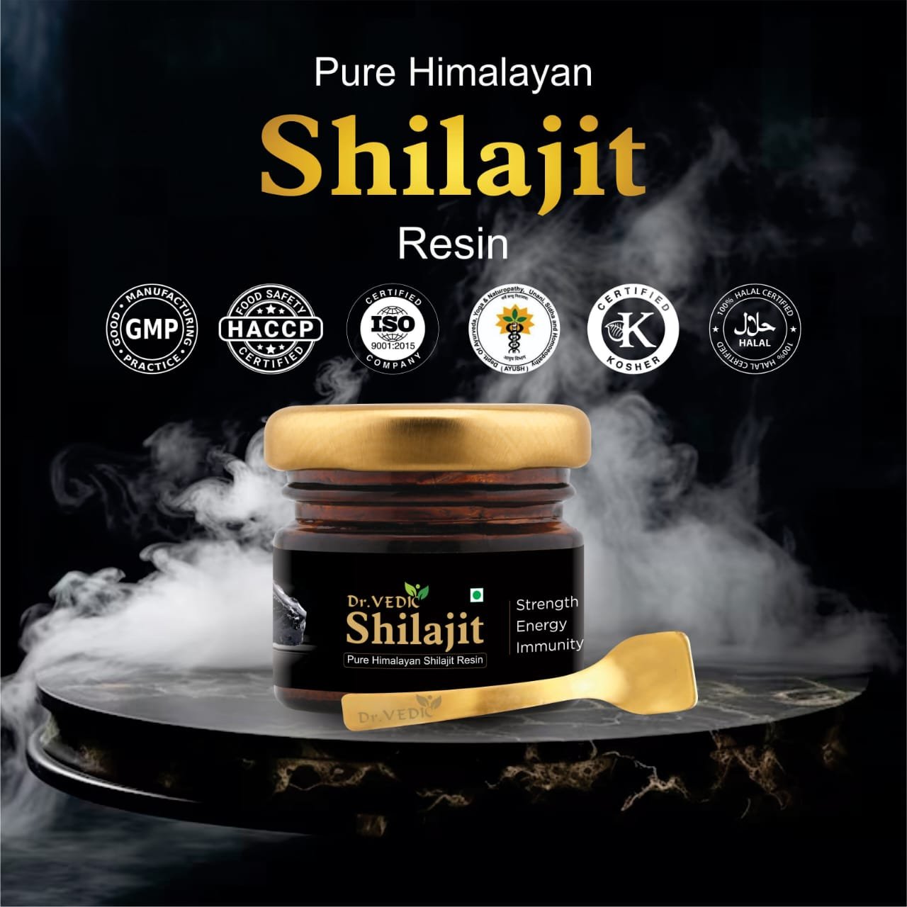 Dr. Vedic Pure Himalayan Shilajit - Image 2